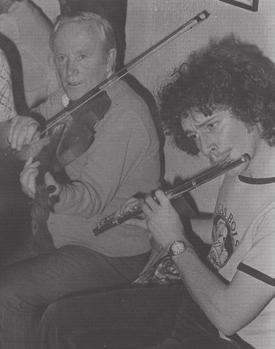 Kevin Moloney in the Ballinakill Ceili Band